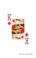 King Of Diamonds: Poker Card Notebook With Lined College Ruled Paper For Work, Home Or School. Cool Notepad Journal For Taking Notes, Diaries Or Journaling For Poker 