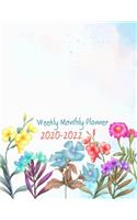 2020-2022 Weekly Monthly Planner