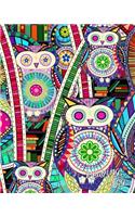 Reading Log: Gifts for Book Lovers (A reading journal with 100 spacious record pages and more in a large soft covered notebook from our Carnival Owls range)(2 Reading Logs & Journals)