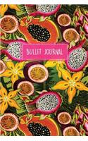 Bullet Journal: Tropical Print 6x9 Dot Grid Notebook - Bright, Floral Style(1 Pretty Bullet Journals)