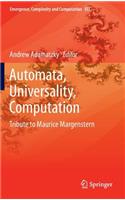 Automata, Universality, Computation