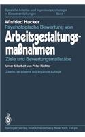 Psychologische Bewertung Von Arbeitsgestaltungsmaßnahmen