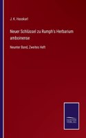 Neuer Schlüssel zu Rumph's Herbarium amboinense