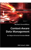 Context-Aware Data Management- An Object-Oriented Version Model