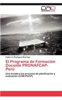 Programa de Formación Docente PRONAFCAP-Perú