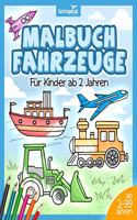 Malbuch Fahrzeuge für Kinder ab 2 Jahren