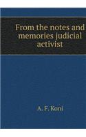 From the notes and memories judicial activist