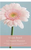 Vision Board 12 Month Planner, 12 Month 2020 Calendar,5 Year 2020-2024 Calendar for Mapping Out What You're Really Meant to Do Create Simple Abundance Through Radical Transformation & Get Out of Your Own Way Usi