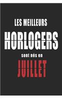 Les Meilleurs Horlogers sont nés en Juillet carnet de notes