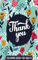 thank you quotes coloring book for adults