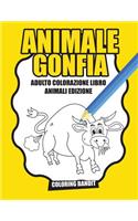 Animale Gonfia: Adulto Colorazione Libro Animali Edizione