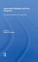 Agricultural Stability And Farm Programs
