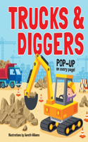 Pop Up Book - Trucks and Diggers
