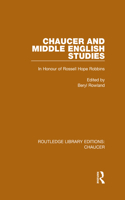 Chaucer and Middle English Studies
