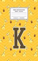 Primary Composition Notebook Grades K-2 Story Journal K