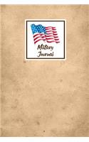 Military Journal: Lined Journal With Writing Prompts Pages Notebook Gift