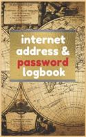 Internet Address & Password Logbook