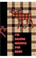 I'm Saving Macros for Beer
