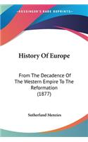 History Of Europe
