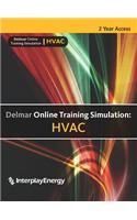 Delmar Online Training Simulation: HVAC Printed Access Code Card