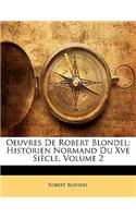 Oeuvres de Robert Blondel