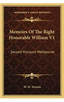 Memoirs of the Right Honorable William V1