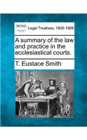 A Summary of the Law and Practice in the Ecclesiastical Courts.