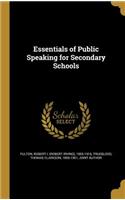 Essentials of Public Speaking for Secondary Schools