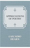 Appreciations of Poetry: (English)