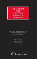 Tristram and Coote’s Probate Practice 31st edition Second Supplement