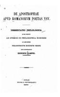 De apostrophae apvd Romanorvm poetas vsv