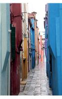 Narrow Street in Venice, Italy Journal: 150 page lined notebook/diary