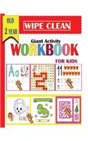 wipe clean Giant Activity workbook for kids old 2 year
