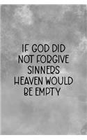 If God Did Not Forgive Sinners Heaven Would Be Empty