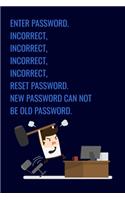 Enter Password, Incorrect, Incorrect