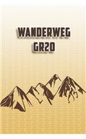 Wanderweg GR20: Wandertagebuch: Wanderweg GR20. Ein Logbuch zum Pilgern und Wandern mit vorgefertigten Seiten und viel Platz für deine Reiseerinnerungen. Eignet sic