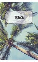 Tonga: Ruled Travel Diary Notebook or Journey Journal - Lined Trip Pocketbook for Men and Women with Lines