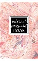 Internet Password Logbook: A Premium Journal To Protect Usernames and Passwords: Perfect For Organization Of Private Login Information
