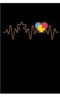 Autism Heartbeat Notebook