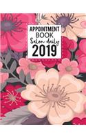 Salon Daily Appointment Book 2019