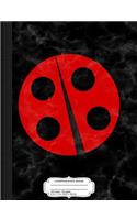 Cute Ladybug Composition Notebook