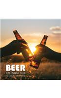 Beer Calendar 2018: 16 Month Calendar