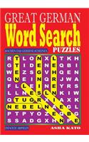 GREAT GERMAN Word Search Puzzles.