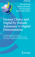 Human Choice and Digital by Default: Autonomy Vs Digital Determination