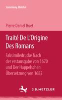 Traité De L’Origine des Romans