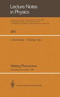 Wetting Phenomena