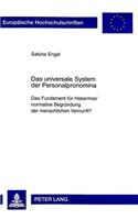 Das Universale System Der Personalpronomina