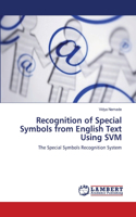 Recognition of Special Symbols from English Text Using SVM