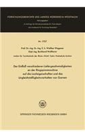 Der Einfluß verschiedener Liefergeschwindigkeiten an der Ringspinnmaschine auf die Laufeigenschaften und das Ungleichmäßigkeitsverhalten von Garnen