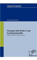 Therapie statt Strafe in der Suchtkrankenhilfe